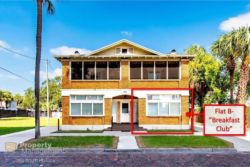 Breakfast Club - U Of Tampa Flat In N Hyde Park Appartement